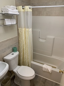 Shower Bathtub Two Queen Guest Room
